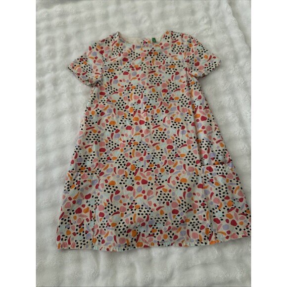 United Colors Of Benetton Girls Size 10-11 Years 150 Cm Dress Pink Lined - Picture 1 of 12